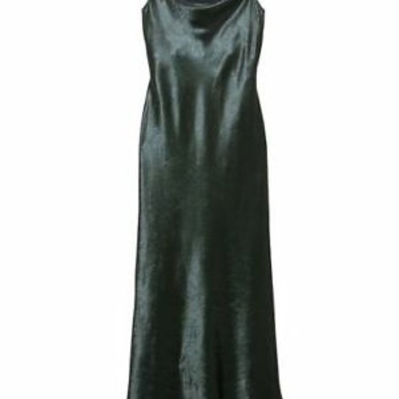NWOT Banana Republic Textured Satin Bias-Cut Slip Dress - Picture 5 of 5